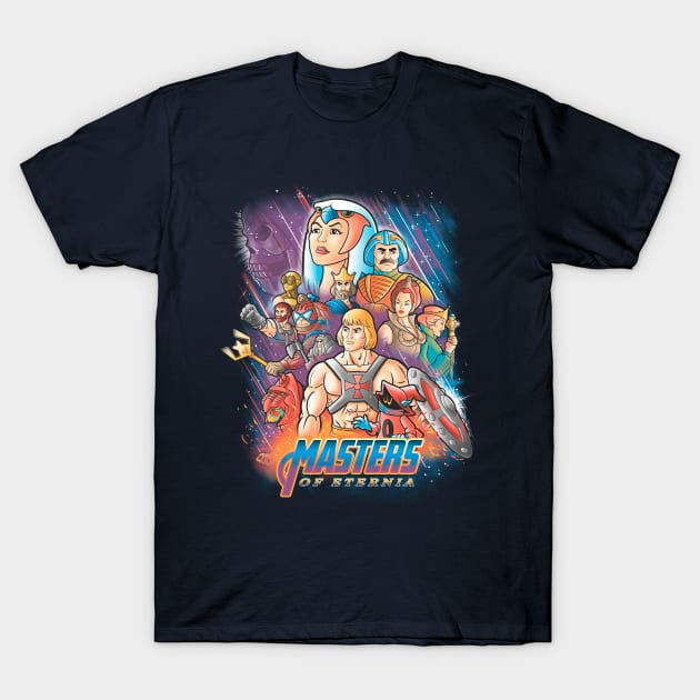 Masters of Eternia T-Shirt by Cromanart